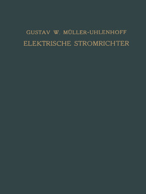 cover image of Elektrische Stromrichter (Gleichrichter)